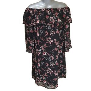 White House Black Market Floral Boho Dress Size XXS